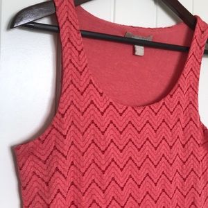 Banana Republic chevron tank